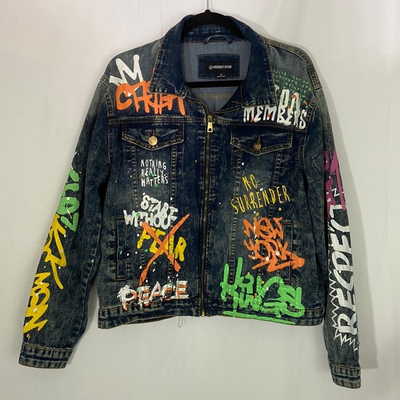 Argonaut Nation Vintage Wash Jean Jacket Size S - Picture 1 of 12
